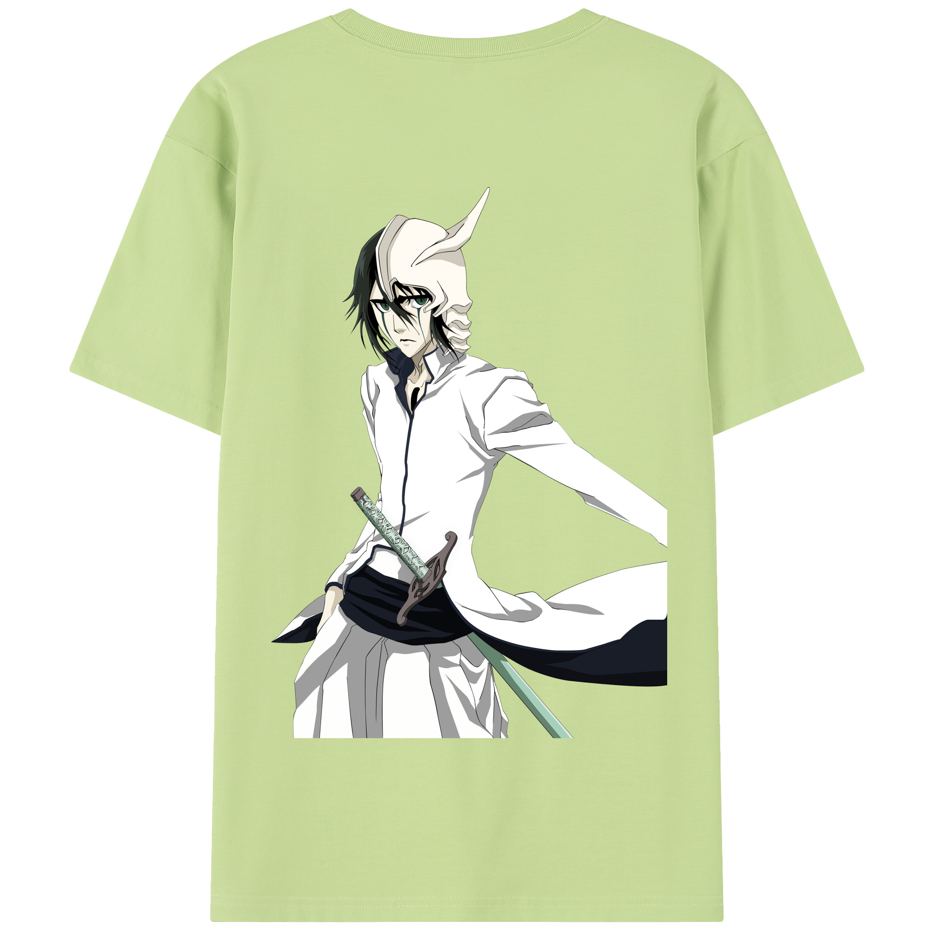 （画像用） ブリーチ ウルキオラ·シファー BLEACH Ulquiorra cifer 綿100％半袖Tシャツ（背面プリント）